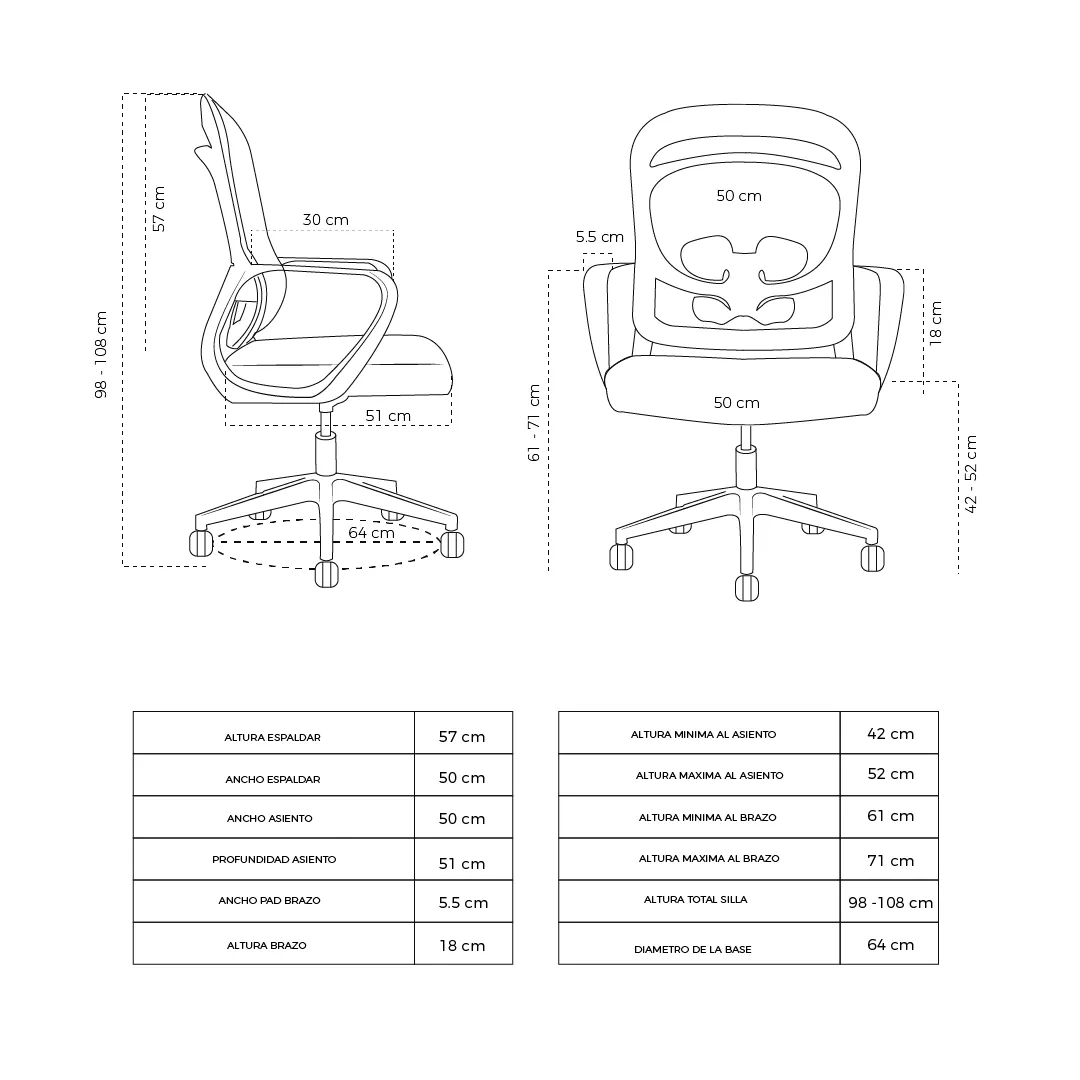 Silla Gerente Alcala - Imagen de 10