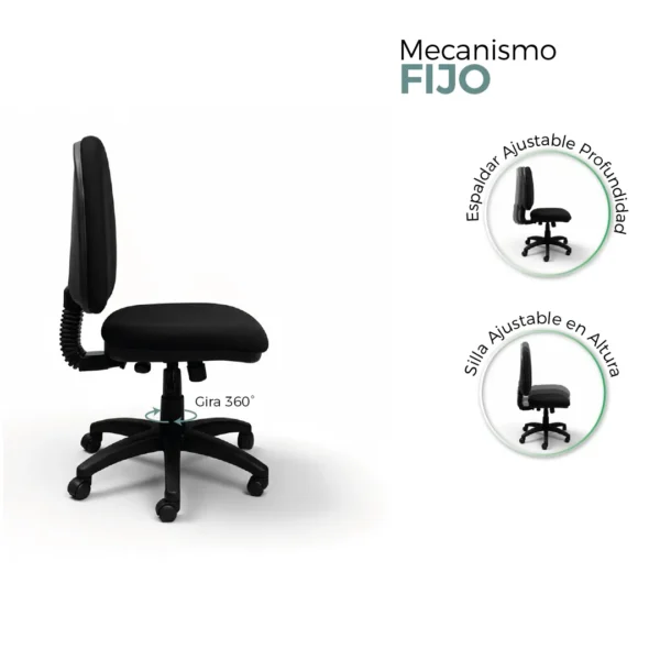 Silla Ejecutiva Sam Media - Image 7