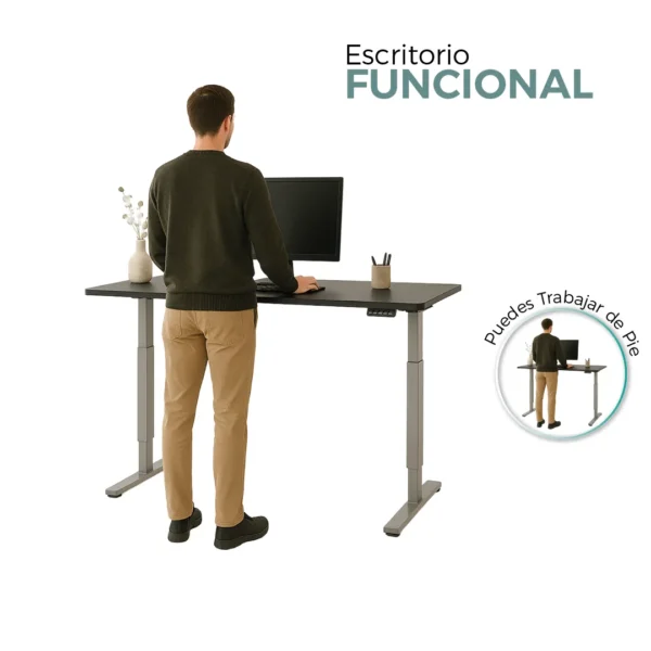 Escritorio ajustable en altura