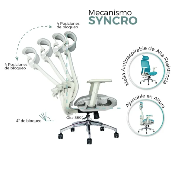 Silla de escrotirio Bogota