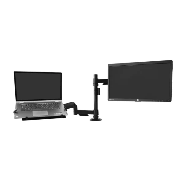 Brazo ergonomico para monitor y portatil