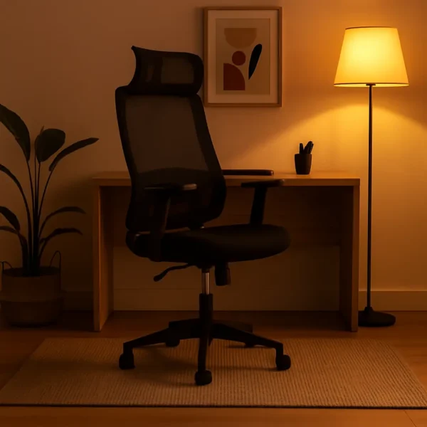 Silla de escritorio negra