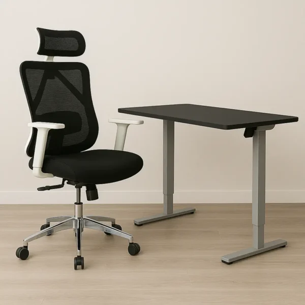 Combo Home Office Black and Withe - Image 23