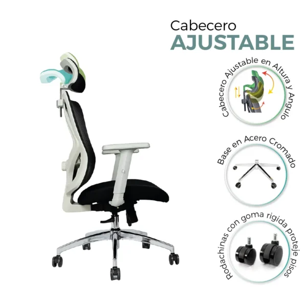 Combo Home Office Black and Withe - Image 12