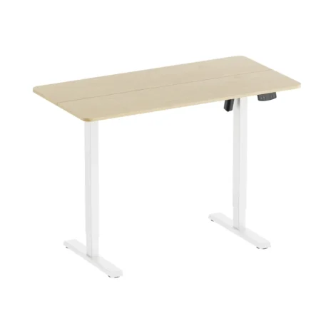 escritorio eléctrico madera clara