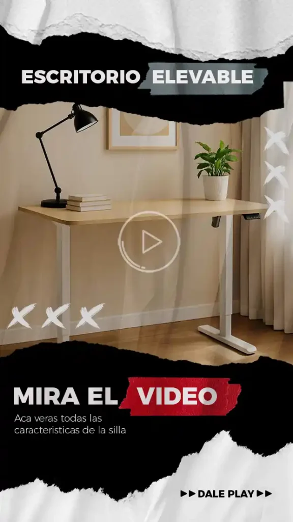 Escritorio ajustable en altura