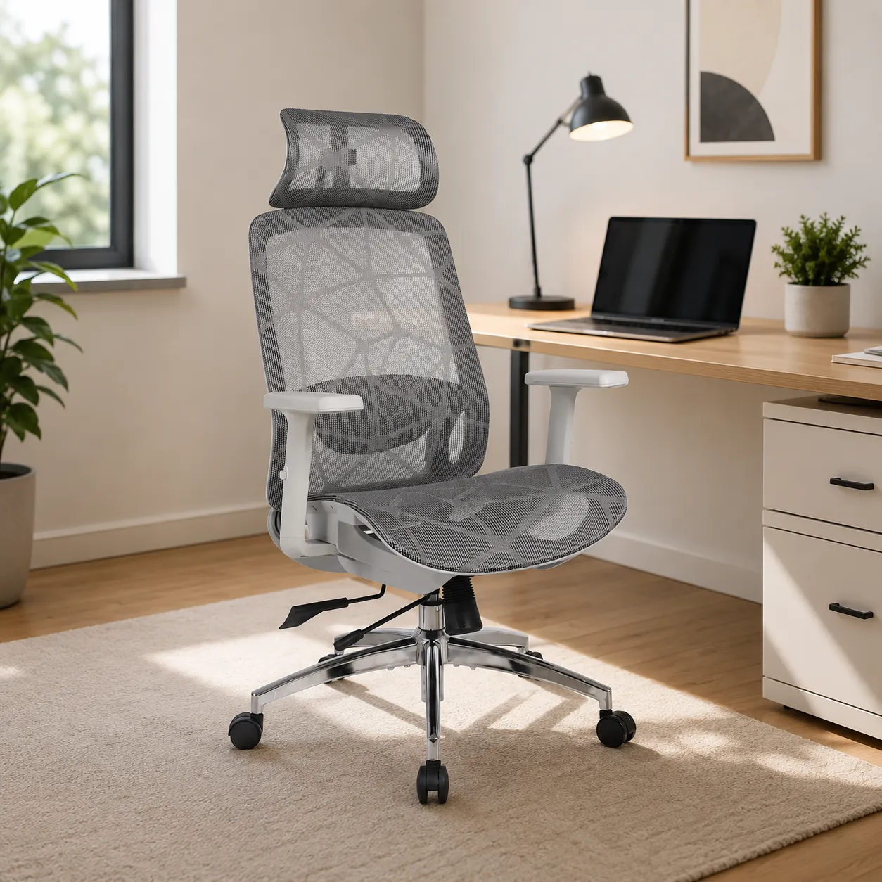 Silla Presidente Nova Gris - Image 8