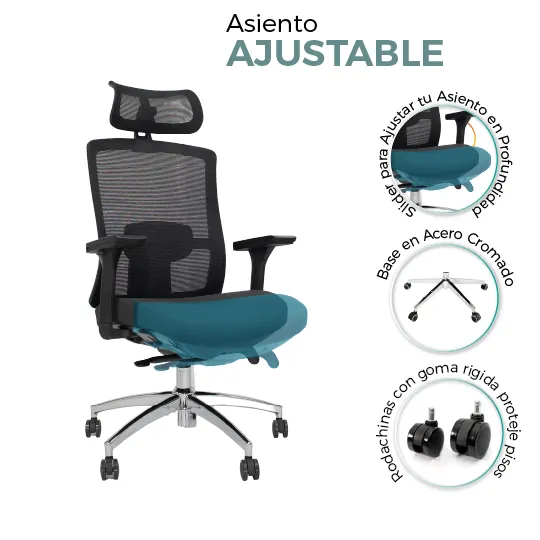 Silla Ergonomica para gente pesada