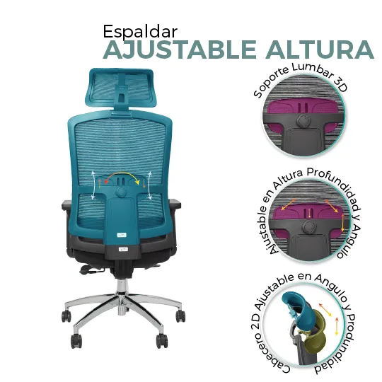 Silla Ergonomica para gente pesada