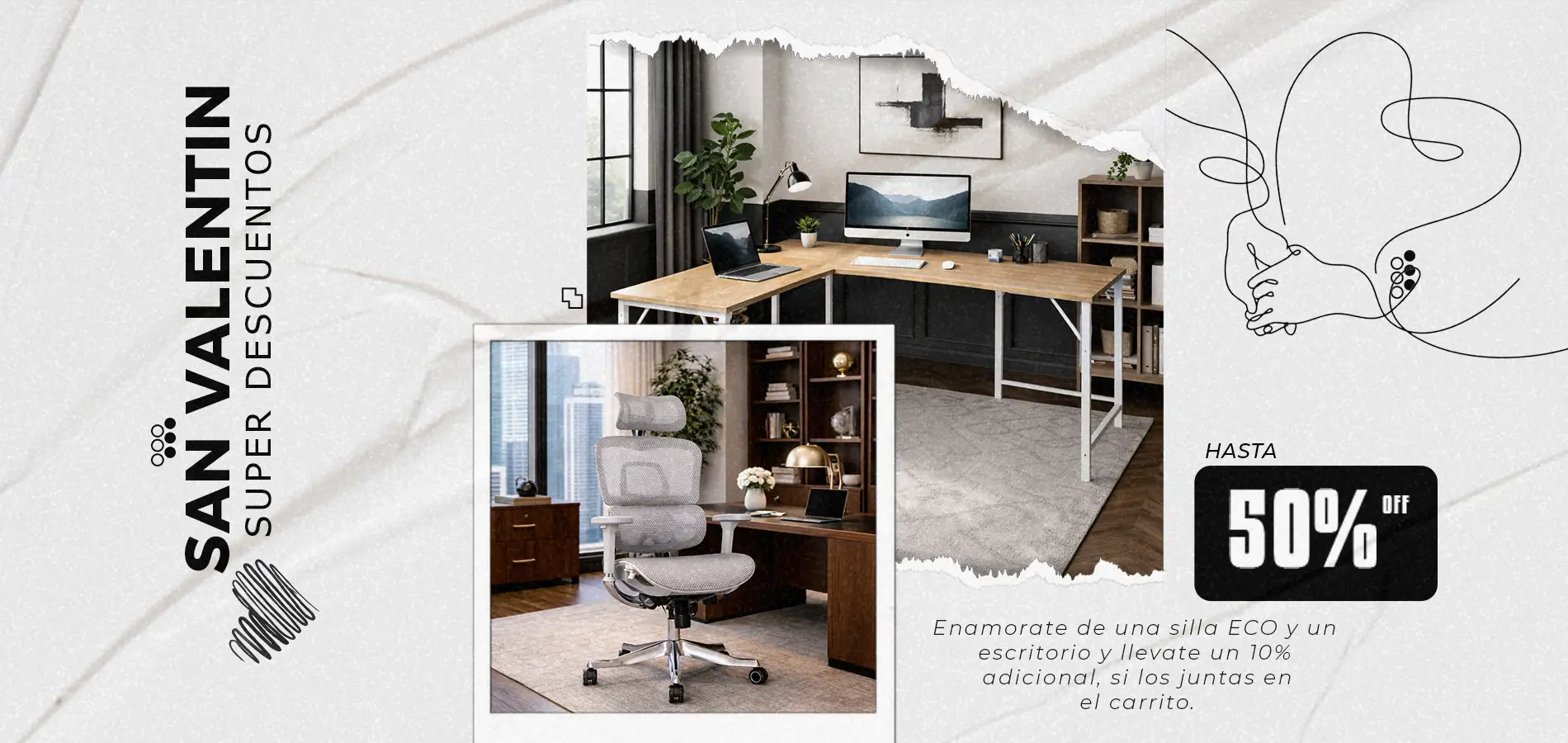 SILLAS Y ESCRITORIOS