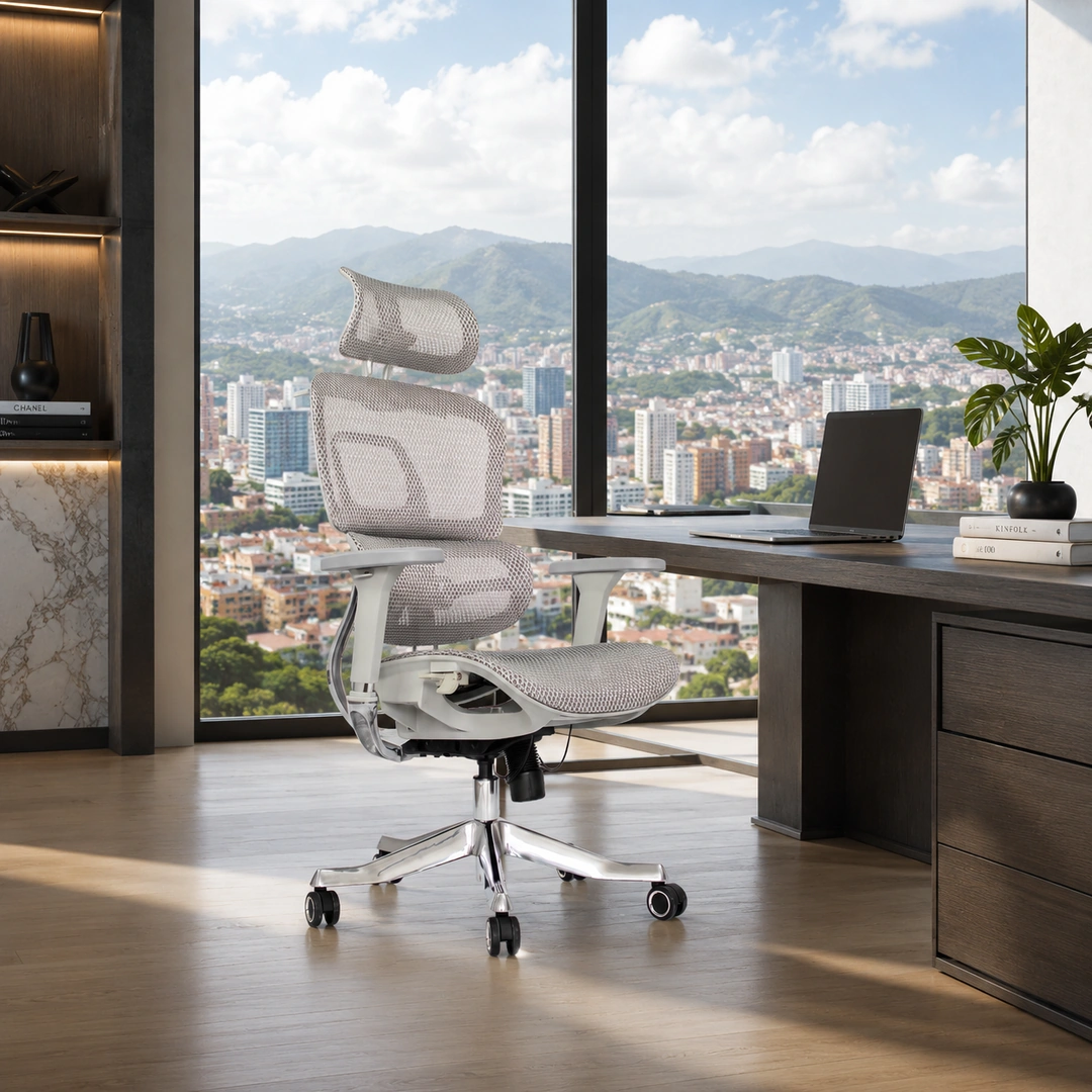 Silla Presidente Zaha Gris - Image 9
