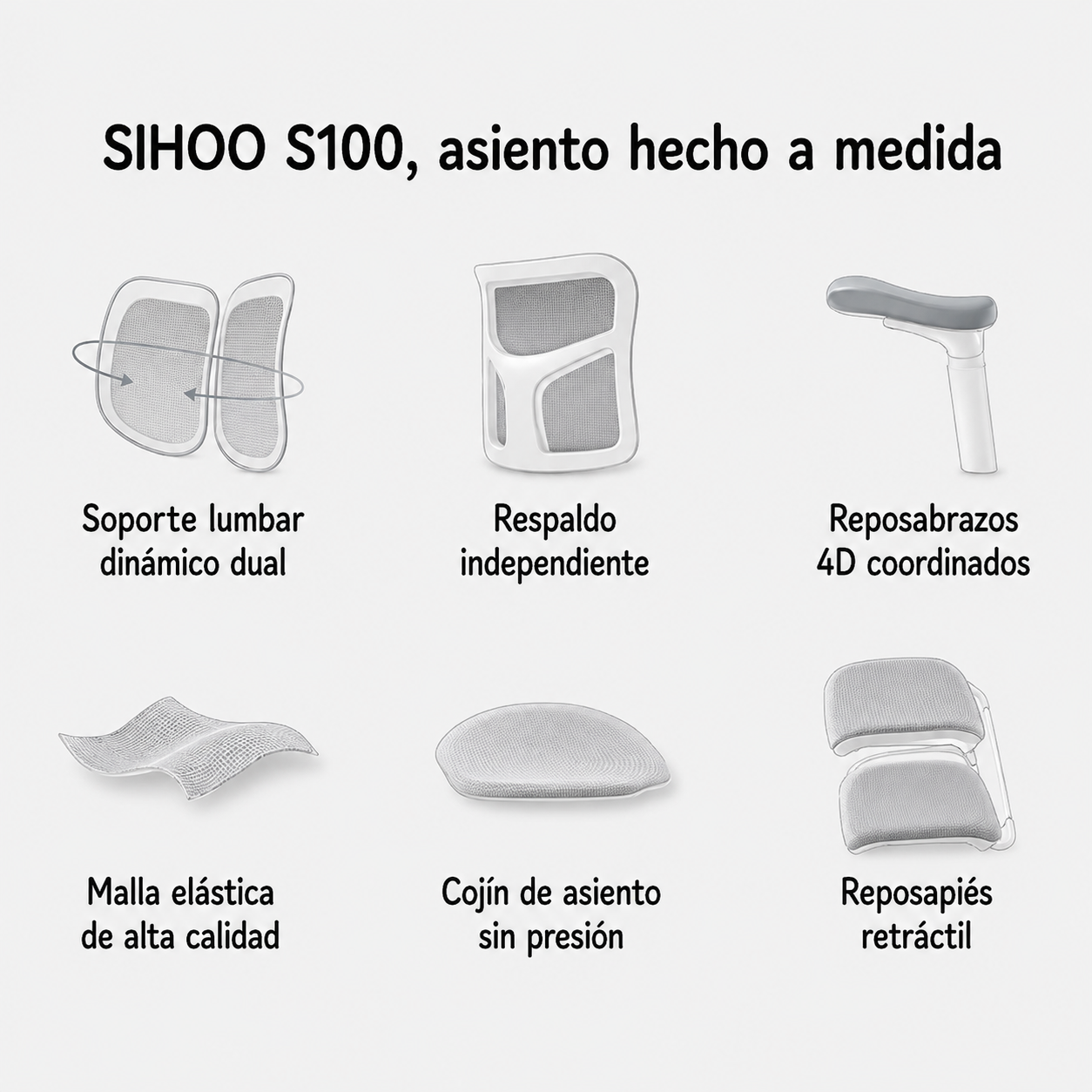 Silla Presidente Strata Gris - Image 9