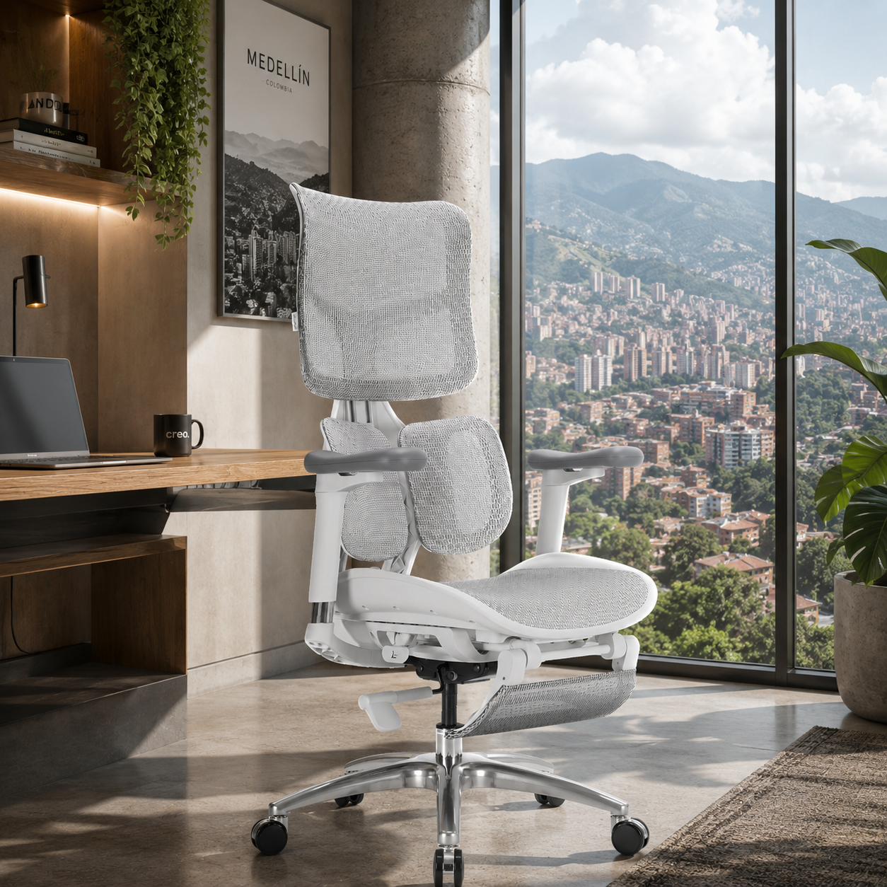 Silla Presidente Strata Gris - Image 7