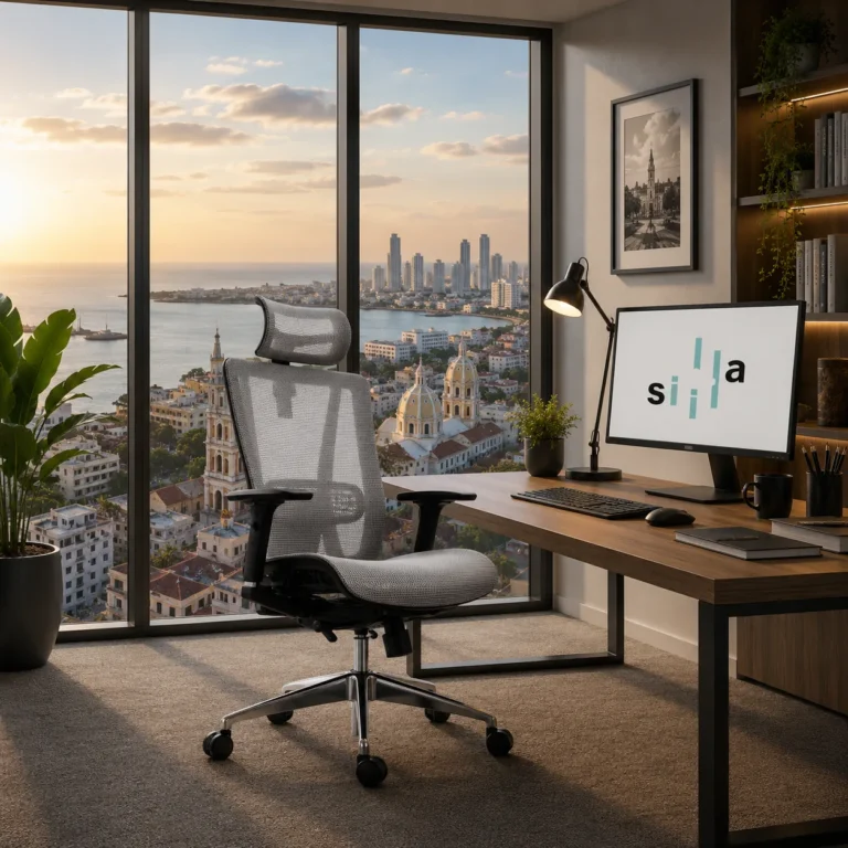Silla ergonómica Neffi ambientada