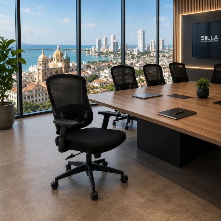 Silla ergonómica Luma ambientada