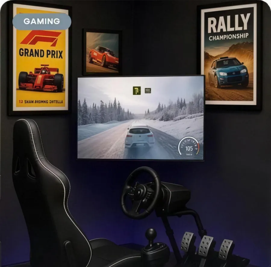 Sillas gamer y simuladores de carreras