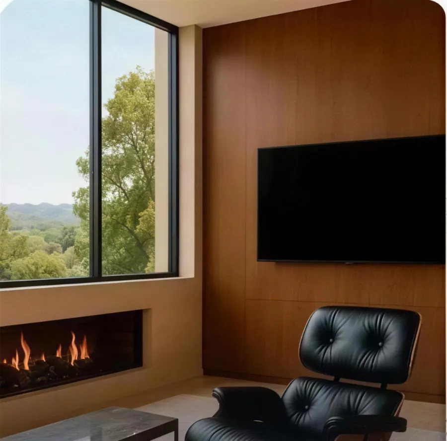 Silla Eames lounge y otomana lifestyle